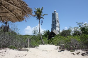 Chumbe Island also has an old light house