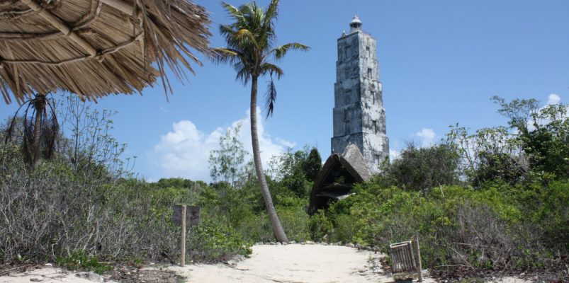 Chumbe Island also has an old light house
