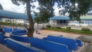 Zanzibar Airport outside waiting space